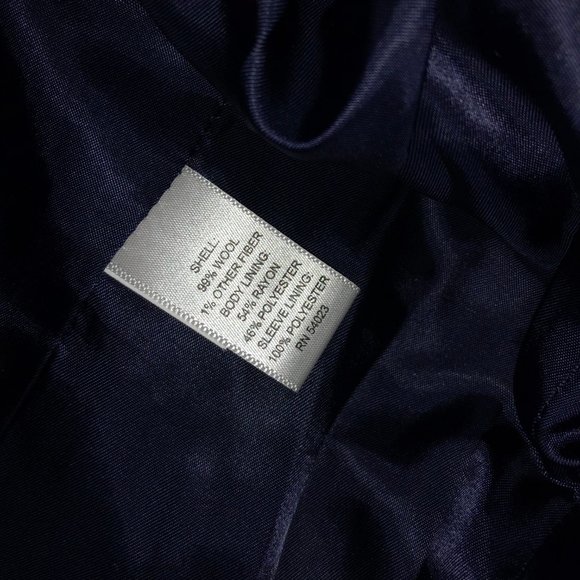 Banana Republic Navy Pinstripe Blazer - Picture 8 of 8